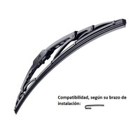 Par de Plumas Limpiaparabrisas Metalicas con Hule Grafitado de 18 Super  Prix. - Refaccionaria Mario