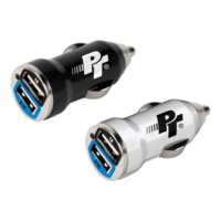ADAPTADOR USB DUAL P/VEHICULOS DE 12V-24V 1A-2.1A CARGADOR DE EQUIPOS