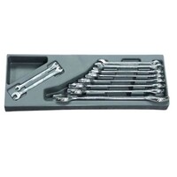 JUEGO DE LLAVES FIJAS , 10 PIEZAS BIG RED, CON MEDIDAS DE 6 MM HASTA  26 MM