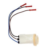 SOCKET PARA FOCO 2 CONTACTO BASE ASIMETRICO METALICA CILINDRICA 3 LINEAS